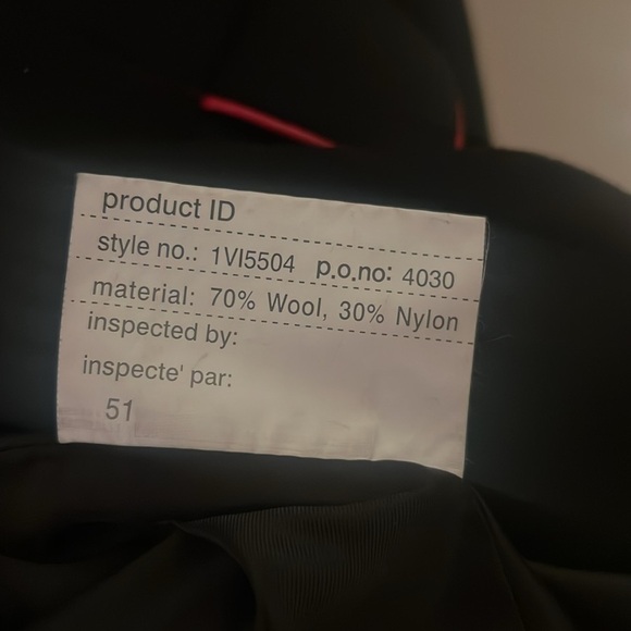 Vigoss black marine coat sz M Peacoat - Picture 8 of 12